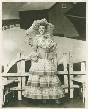 Celeste Holm as Ado Annie in "Oklahoma"-Broadway 1943