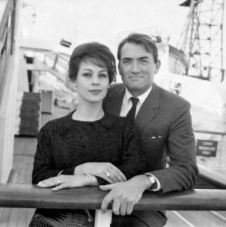 Gregory Peck and Veronique in 1962