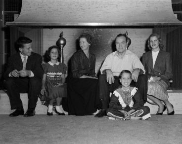The Hope family in 1955