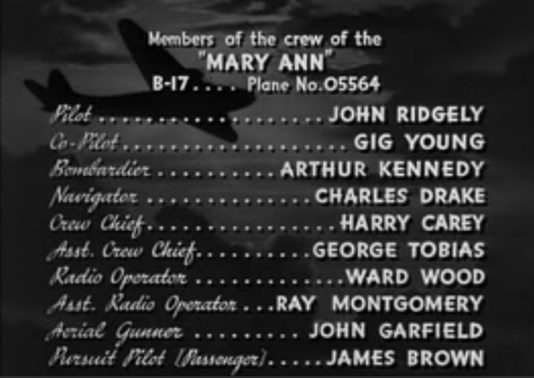 John Ridgley had top billing in 