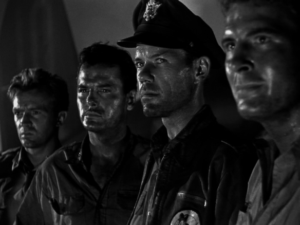 Arthur Kennedy, Gig Young, John Ridgely and Charles Drake in 