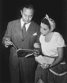 Judy Garland and Arthur Freed