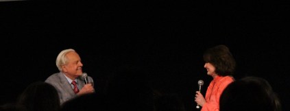 Robert Osborne and Ann Blyth introducing Mildred Pierce (Comet Over Hollywood/Jessica Pickens)