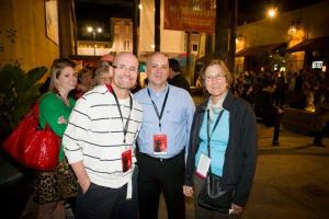 Typical me. Photo bombing a TCM picture outside the Egyptian (there I am on the left in the green)