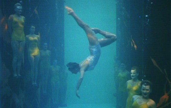 A swimming scene from "This Time for Keeps"