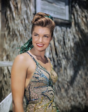 In 1947 in Biscayne Key, south of Miami, Fla., while on location.