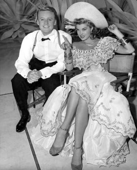 Esther Williams and frequent co-star Van Johnson in "Easy to Wed"