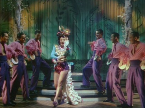Carmen Miranda performing "Samba-Boogie" (Comet Over Hollywood/Screen cap by Jessica P.)