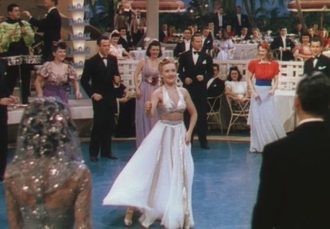 Another favorite outfit Grable wears in "The Kindergarten Conga" (Comet Over Hollywood/Screen Cap by Jessica Pickens)