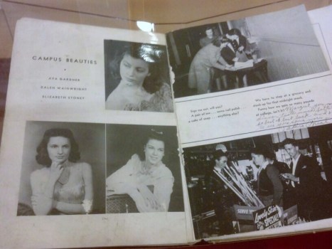 Ava's college yearbook. (Comet Over Hollywood/Jessica P.)