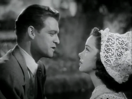 Van Heflin and Kathryn Grayson in "Seven Sweethearts"