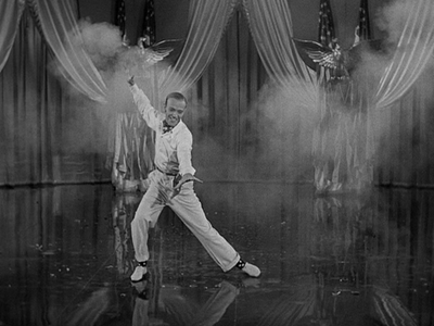 Fred Astaire in firecracker number for the Fourth of July.