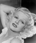 Actress Jean Harlow Posing in Seductive Pose
