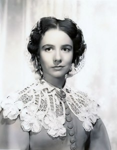 Alicia Rhett who played India Wilkes, sister of Ashley Wilkes, in "Gone with the Wind" (1939)