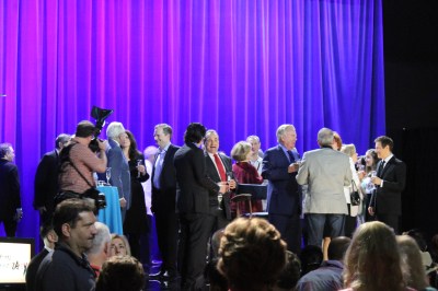 Celebrities including Jill St. John, Alec Baldwin, Alex Trebek and Robert Wagner, toast to 20 years of TCM and Robert Osborne. (Comet Over Hollywood/Jessica Pickens)
