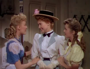The O'Grady daughters: June Haver, Marcia Mae Jones, Debbie Reynolds 