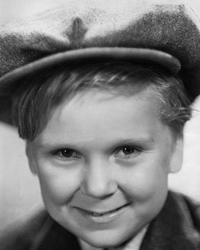 Jackie Cooper as a child star in the 1930s.