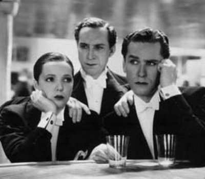 Jessie Matthews, Sonny Hale and Griffith Jones in "First a Girl" 