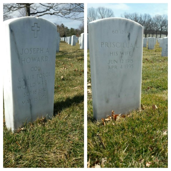 Joseph Howard died in 1976 and Priscilla Lane died in 1995. Both are buried in Arlington National Cemetery. (Comet Over Hollywood/Jessica P)