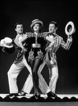 Gene Kelly, Judy Garland and George Murphy in a publicity still for 