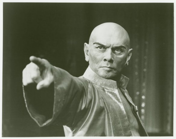Yul Brynner during the 1985 "King and I" revival.