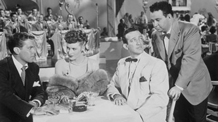 Dick Haymes, Maureen O'Hara, Harry James in "Do You Love Me."