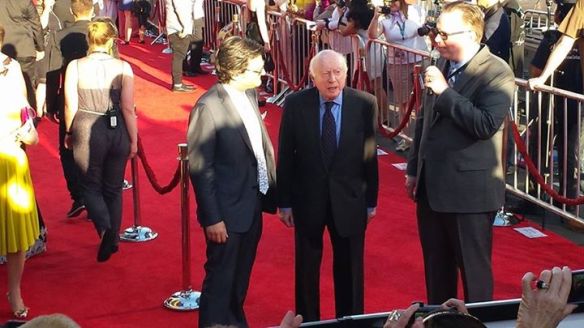 Norman Lloyd on the red carpet at TCMFF. (Comet Over Hollywood/Jessica P.)