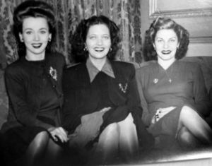 Landis, Francis and Raye during their USO tour, which this film was based off of. 