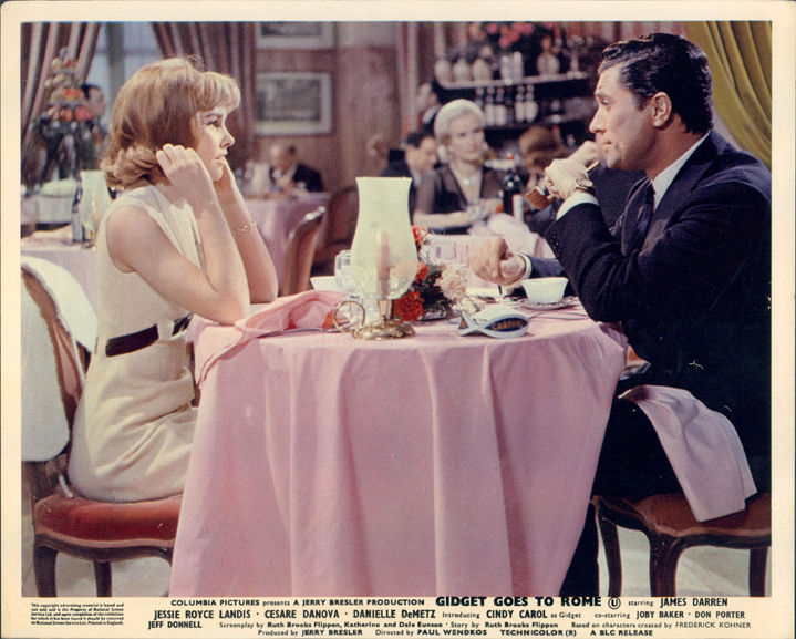gidget-goes-to-rome-cesare-danova-cindy-carol-original-lobby-card