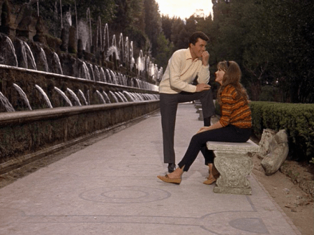 James Darren is smitten with Daniela the travel guide. 