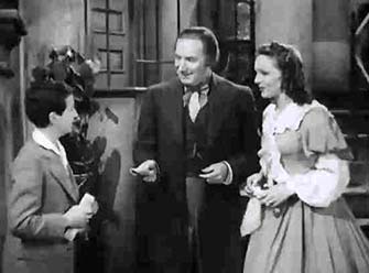 Bobby Breen, Alan Mowbray and Sally Blane in 