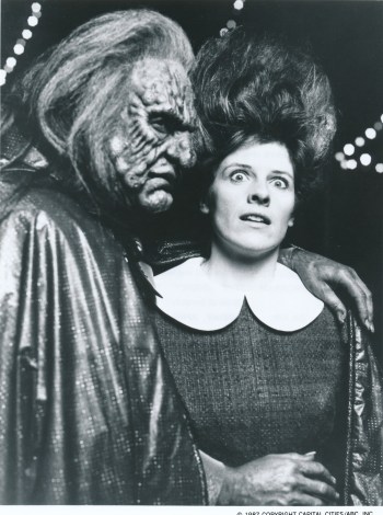 Mr. Boogedy and possessed Eloise, dressed as Maid Marion.