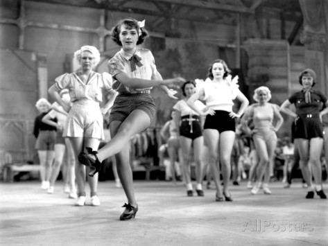 Ruby Keeler dancing in "Dames."