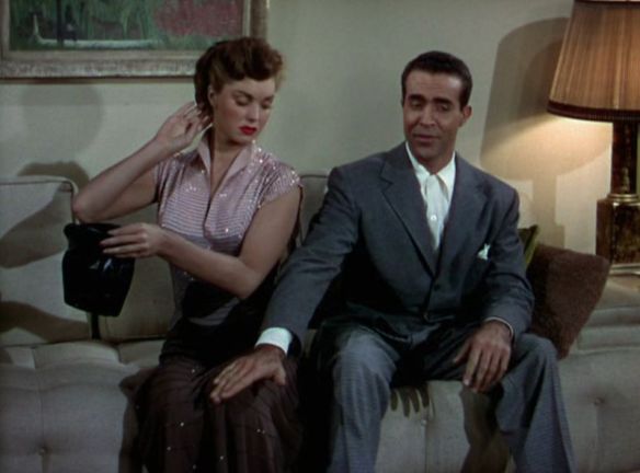 Esther Williams doesn't have time for Ricardo Montalban's games.