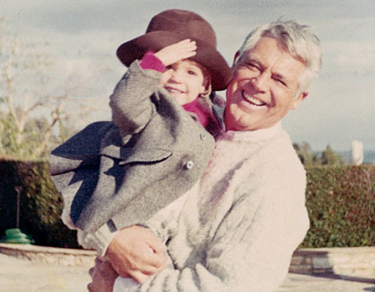 Jennifer and Cary Grant in 1970.