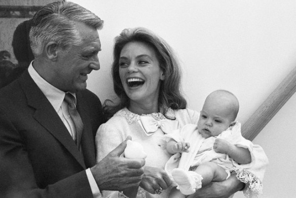 Cary Grant, Dyan Cannon and their daughter Jennifer in 1966.
