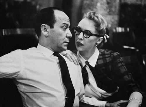 Frank Loesser and wife Lynn Garland in 1956 performing their song.
