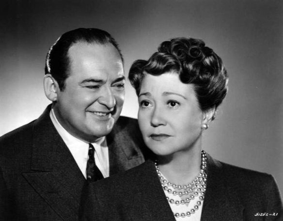 Edward Arnold and Fay Bainter in a publicity shot for "The War Against Mrs. Hadley."