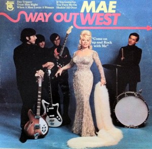Cover of West's first rock and roll album, "Way Out West."