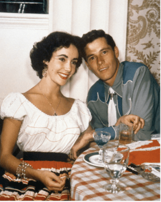 Elizabeth Taylor with first husband Conrad "Nicky" Hilton, Jr. 