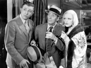 Stewart Erwin, Ned Sparks and Marion Davies in "Going Hollywood" 