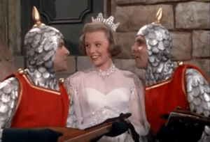 June Allyson in the number "Thou Swell" with twins Ramon Blackburn and Royce Blackburn 