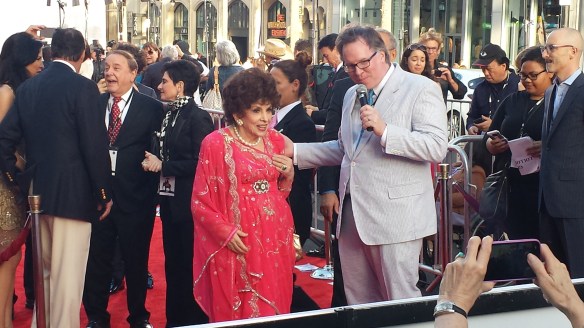 Gina Lollobrigdia on the red carpet (Photo: Jessica P.)