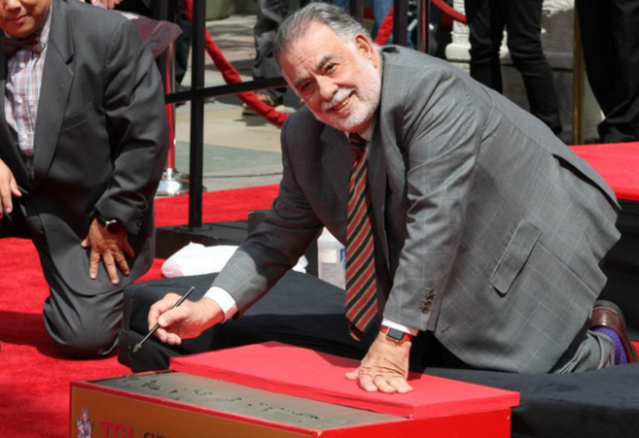 Director Francis Ford Coppola during his hand and foot print ceremony. (Photo/Jessica P.)