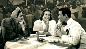 Francis, Durbin and Pidgeon in "It's a Date" 