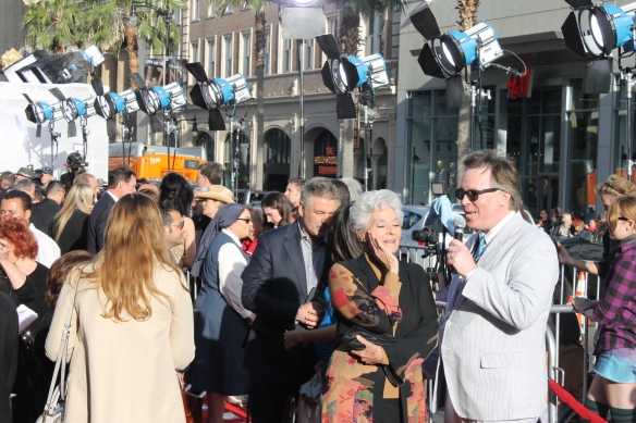 Lee Meriwether on the red carpet. 