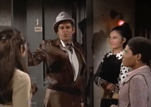 Paul Lynde as Louis B. Latimer, landlord and former child star stuck in the 1930s. (Comet Over Hollywood screen cap)