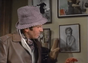 Louis B. (Paul Lynde) professes his love to Helen Twelvetress (Comet Over Hollywood screen cap)