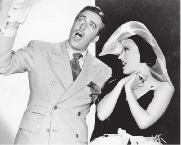 John Boles and Gloria Swanson in "Music in the Air" (1934).