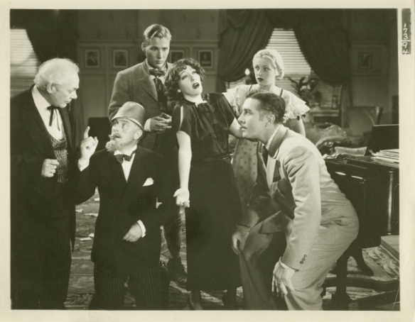 Al Shean, Reginald Owen, Douglass Montgomery, Gloria Swanson, June Lang and John Boles